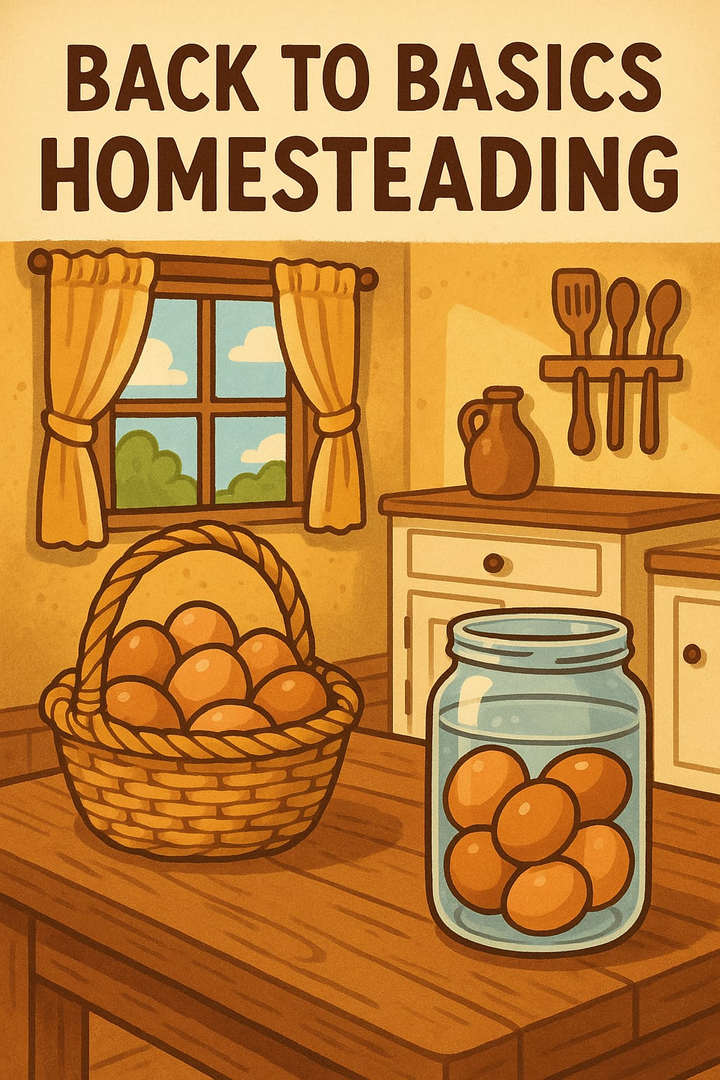 Back to Basics Homesteading Series: Water Glassing Eggs