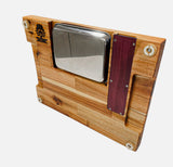 Butcher Block cutting board with Juice tray insert
