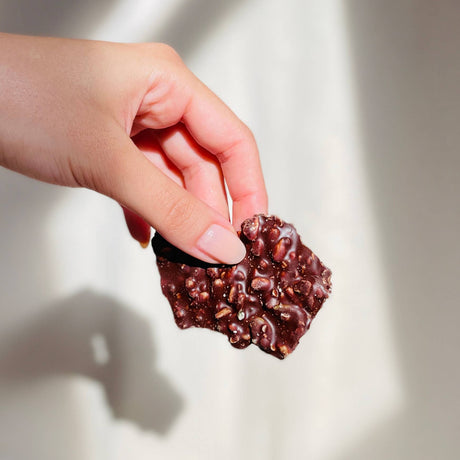 SEEDLY, Celtic Sea Salt, Dark Chocolate Bark, 3.6 Oz.